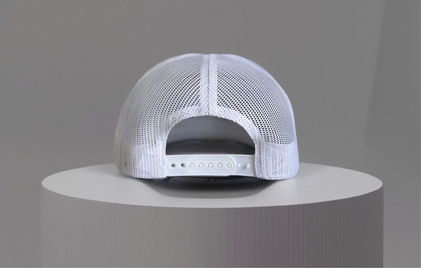 "THE TURNER" • TRUCKER • SNAPBACK • GREY/WHITE