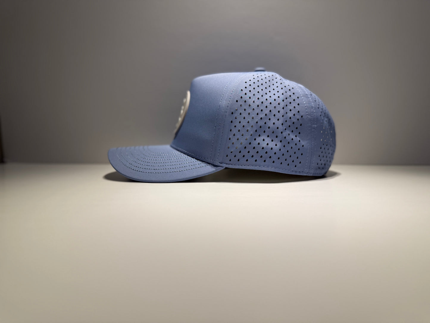 "THE PROFESSOR" • 5 PANEL • SNAPBACK • LIGHT BLUE
