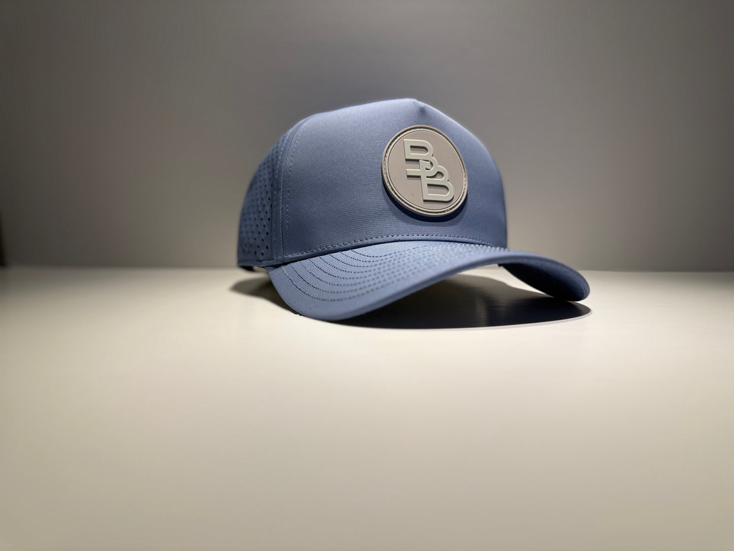 "THE PROFESSOR" • 5 PANEL • SNAPBACK • LIGHT BLUE