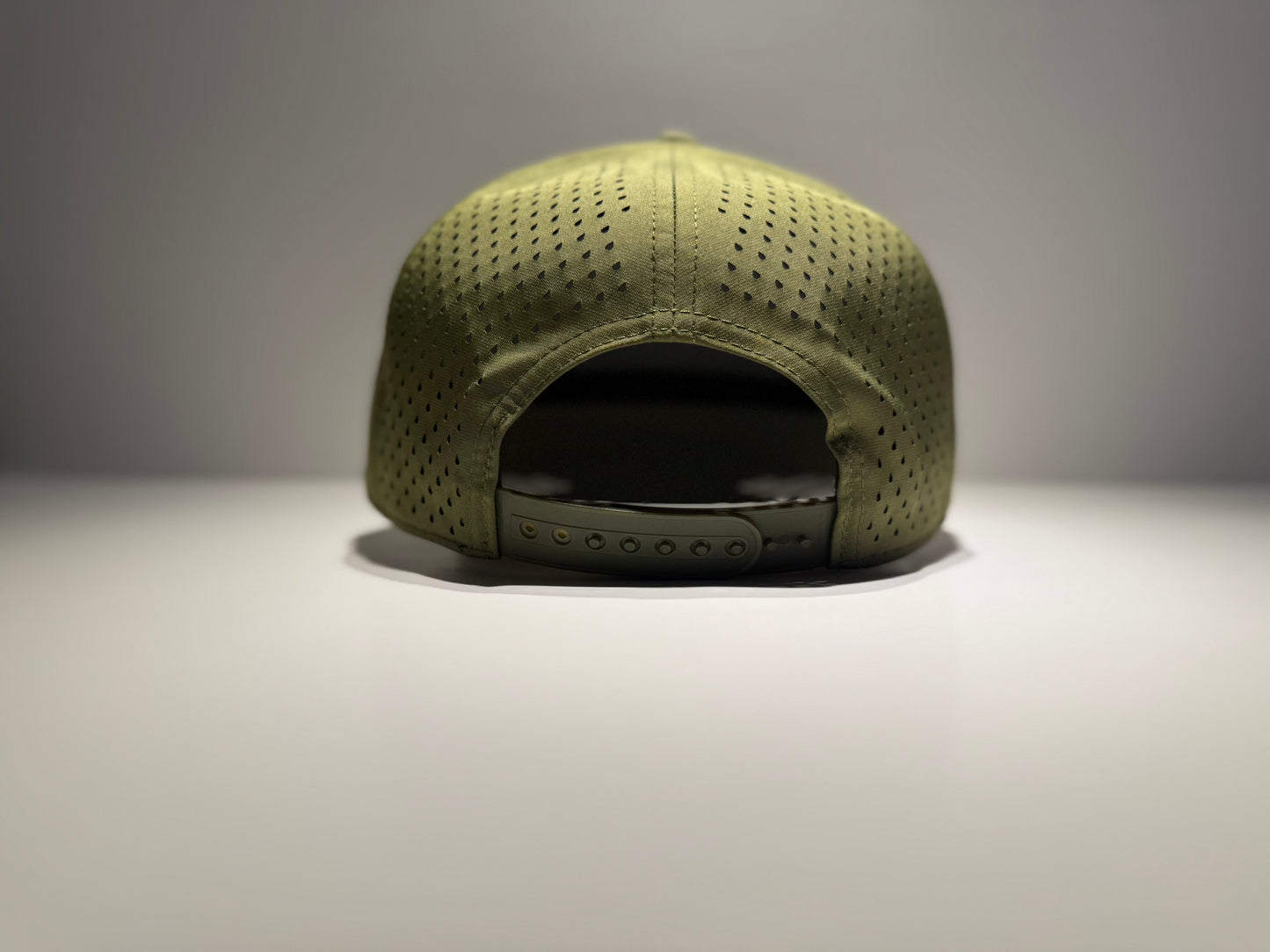 "THE GREENER" • 5 PANEL • SNAPBACK • ARMY GREEN