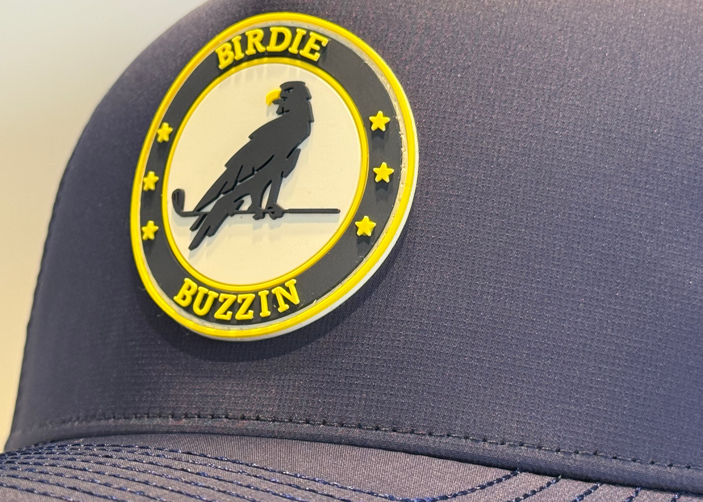 "The Archer" • 5 PANEL • SNAPBACK • BLUE/YELLOW
