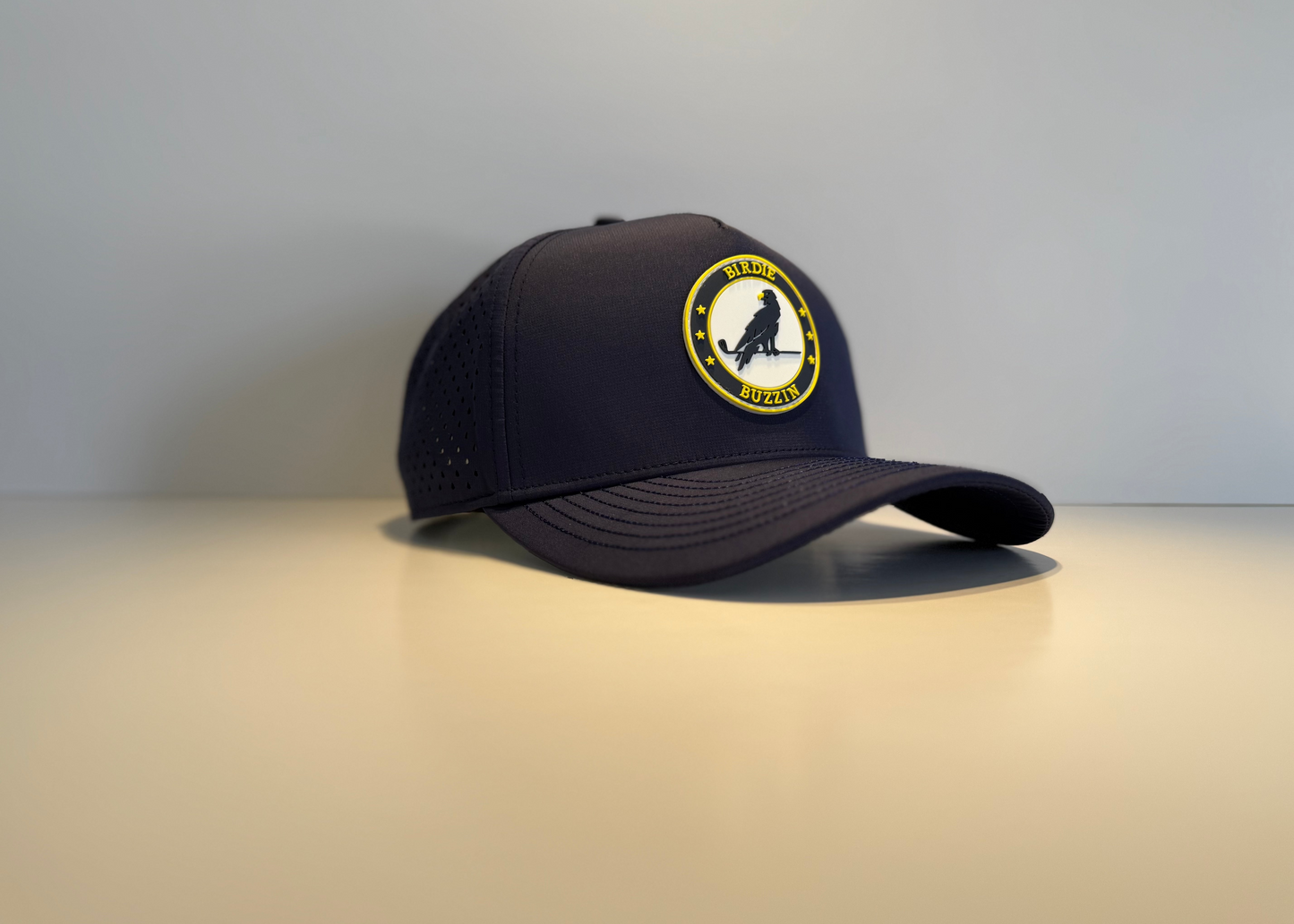 "The Archer" • 5 PANEL • SNAPBACK • BLUE/YELLOW