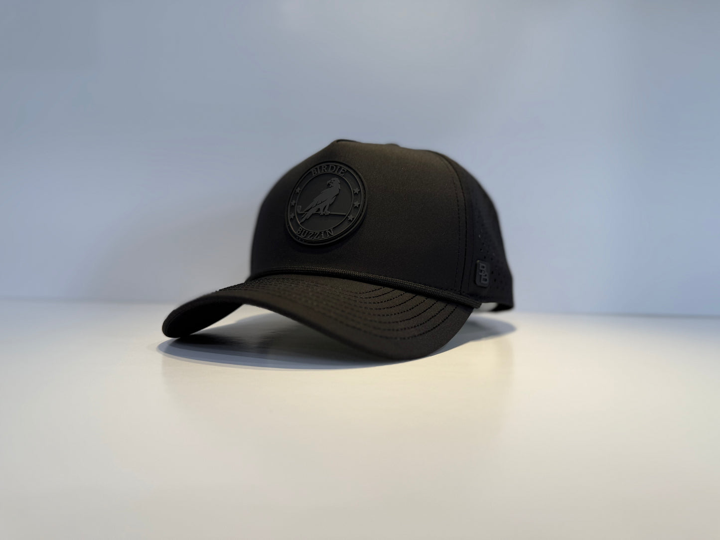 "THE DOC" • 5 PANEL W/ROPE • SNAPBACK • BLACK