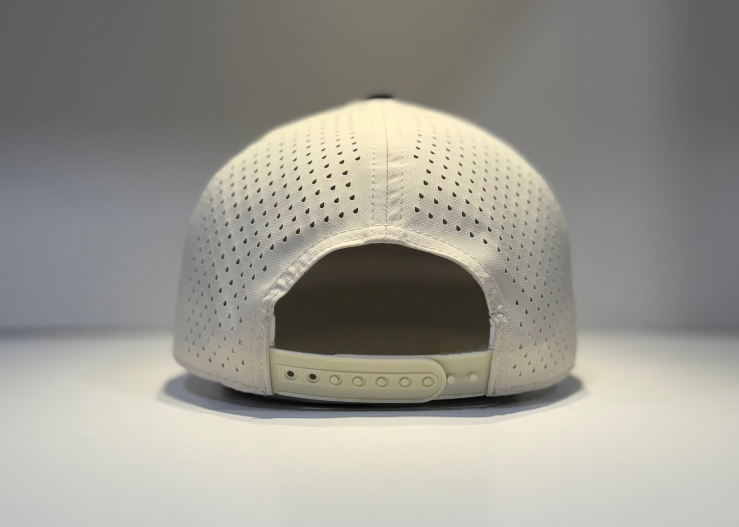 LIMITED EDITION - "BUZZIN" • 5 PANEL • SNAPBACK • OFF WHITE & BLACK