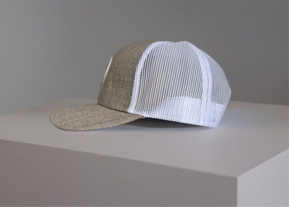 "THE TURNER" • TRUCKER • SNAPBACK • GREY/WHITE