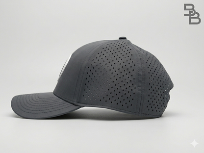 "THE G" • 6 PANEL • SNAPBACK • CHARCOAL GREY