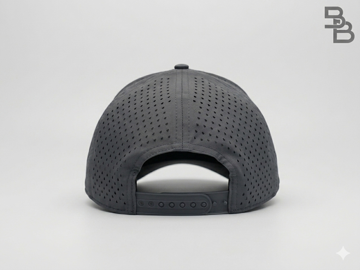 "THE G" • 6 PANEL • SNAPBACK • CHARCOAL GREY