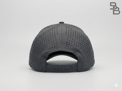 "THE G" • 6 PANEL • SNAPBACK • CHARCOAL GREY