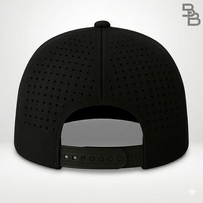 "PENALTY BOX" • YOUTH - 5 PANEL W/ROPE • SNAPBACK • BLACK/WHITE