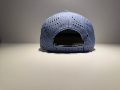 "THE PROFESSOR" • 5 PANEL • SNAPBACK • LIGHT BLUE
