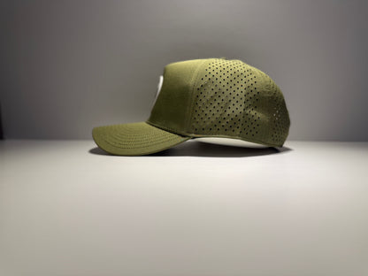 "THE GREENER" • 5 PANEL • SNAPBACK • ARMY GREEN