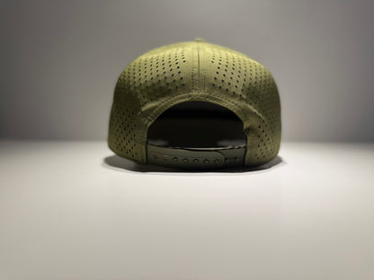 "THE GREENER" • 5 PANEL • SNAPBACK • ARMY GREEN