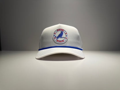 "The MERICA" •LIMITED EDITION •5-PANEL•SNAPBACK •WHITE/WHITE