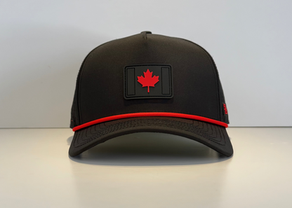 "OH CANADA" • 5 PANEL WITH ROPE • SNAPBACK • BLACK