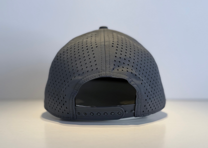 "THE G" • 6 PANEL • SNAPBACK • CHARCOAL GREY