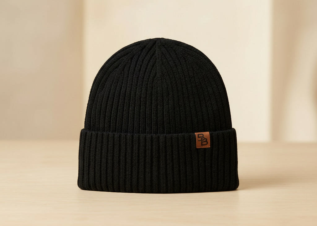 "THE BEANIE" •  BLACK & GREY