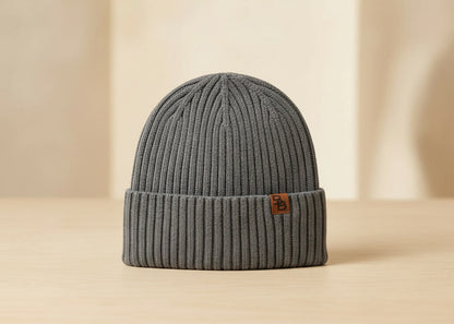 "THE BEANIE" •  BLACK & GREY